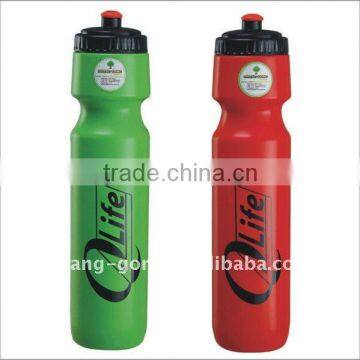 BPA free PE plastic promotional sport water drinking bottle