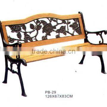 PB-29 Double Cast Iron Park Bench for 2 people