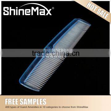 Hotel hair plastic comb,hotel disposable combs