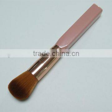 Square Wood Handle Powder Tools Compact Powder Brush Makeup