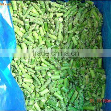 CUTTED GREEN ASPARAGUS IQF FROZEN CHINA ORIGIN