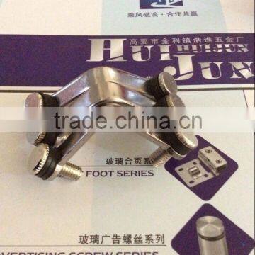 HJ-185 Hot Sale Stainless Steel Glass Clamp Accessories/Make in China Cheap Stainless Steel Glass Clamp Accessories photo-6