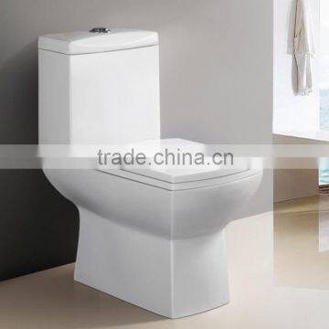 Siphonic One Piece Toilet With Top Button Single Flush
