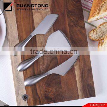 3 pcs stainless steel hollow cheese knife set