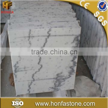 Factory cheap turkey mugla white marble slab with black veins