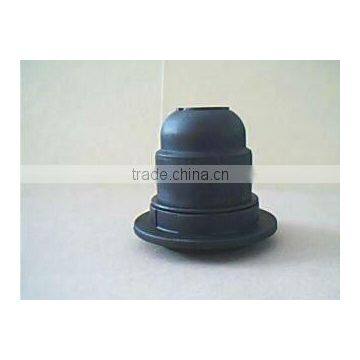 E27 plastic auto locked lampholder with Half threaded Skirt