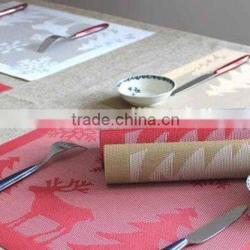 2016 Eco-friendly PVC square shape placemat