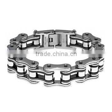 Stainless Steel Hot Selling Polished Bike Chain Bracelet