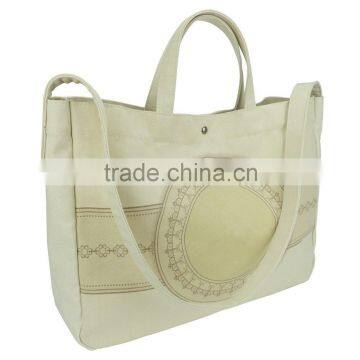 Ningbo Ronhon Premium Gift Bags Canvas Shoulder Messenger Large Size Shopping Bag photo-2