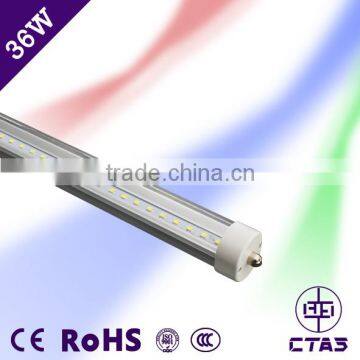 8 feet single pin T8 led light tube t8 led tube led tube t8 2400mm 240pcs LED chips