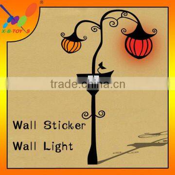 New Fashion Wall Sticker Halloween Pumpkin Wall Light Children Bedroom Wall Lamp