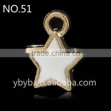 small drip paint alloy pendant accessorizing & component for jewelry-51