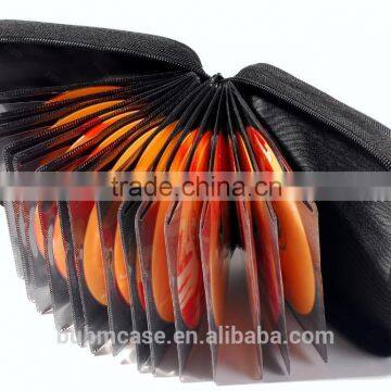 Fashion Blue 32 Capacity PU Leather Cover CD Case DVD Case Car Disc Case photo-6