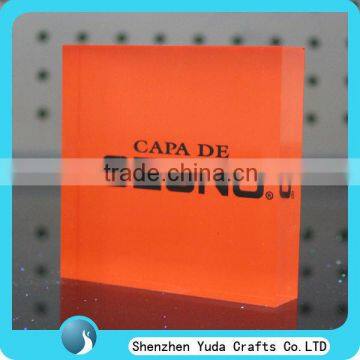 custom made printed colored acrylic block wholesale cheap