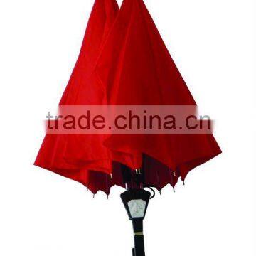 23"x8k double shaft straight romantic lover umbrella for 2 people used