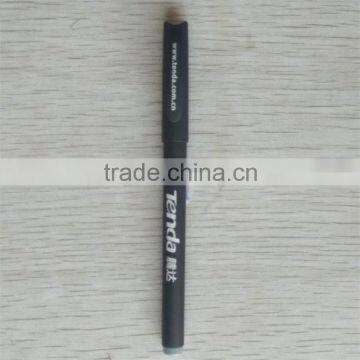 High Quality Personalized Pad Printing Black Neutral Advertising Ball Pen photo-2