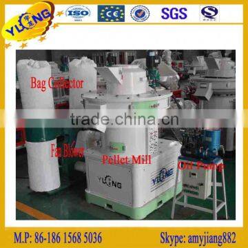 Hot sales 2.5-3t straw pellet mill,rice husk pellet press TYJ860-II with Automatic lubrication system for sale