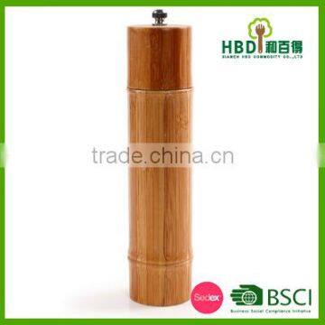 Bamboo Shape Pepper Mill/wooden Pepper Grinder for Kitchen photo-2