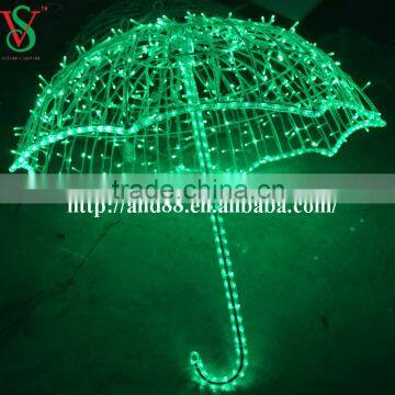 LED Decoration Motif Lights 3D Umbrella