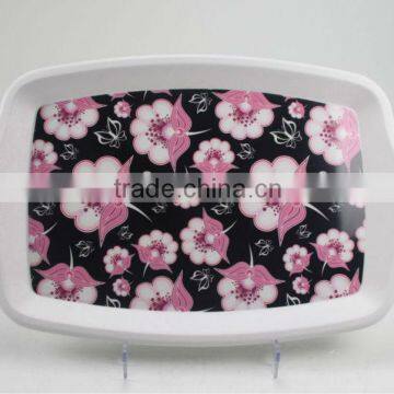 Plastic Gold Flower Tray