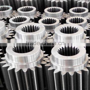 Large diameter harmonic drive reduction spiral spur gear