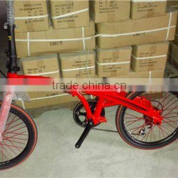 hot sale 21 speed sets bearing hub alloy 6061 folding bike 20inch wheel pocket bicycle BC01