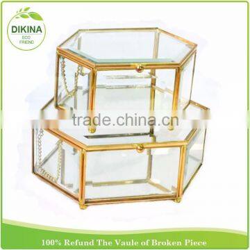 Different sizes storage Jewelry Chest, Medicine Headset display container case , manufacture wholesale glass accessories box