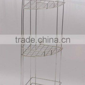 Triple tier folded toilet hanging storage shelf PF-E123