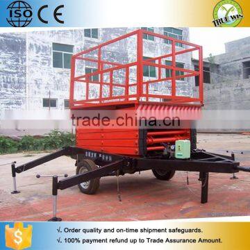 Cheap price automatic mobile scissor lift chain platform