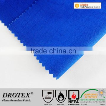 ASTM D6413 100%cotton fireproof Twill 3/1 fabric for welding