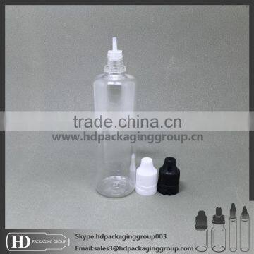 HD 100ml e-Liquid Plastic Pet Dropper Bottle With Tamper Evident cap plastic 100ml bottle