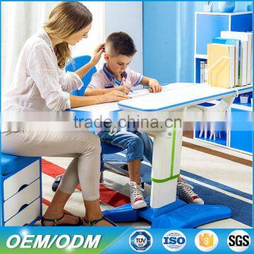 Good quality school furniture ergonomic kids study desk learning desk and chair