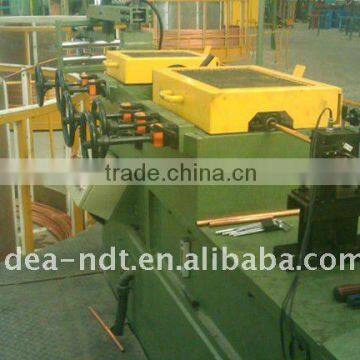 Wire materials on-line eddy current testing system
