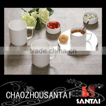 (2012Canton Fair)2012 new design procelain tea cup and saucer