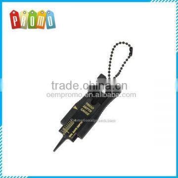 Auto Tire Tread Gauge Key chain