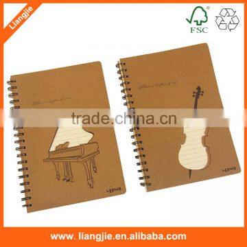 Hard Cover Eco-friendly Notebook Spiral Binding Diary