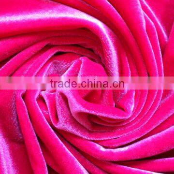 Popular spandex micro velvet fabric for frocks