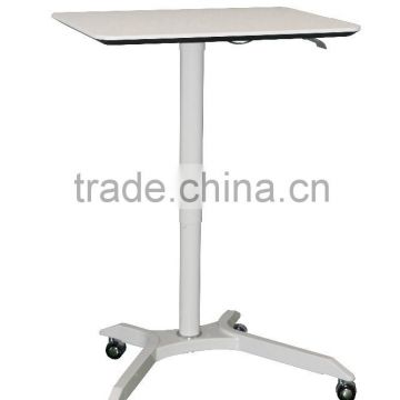 Gas sit to stand office desk lifting tby pneumatic