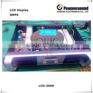 LCD-3000 powavesound 1000w high power amplifier dj power amplifier acoustic power amplifier LCD display