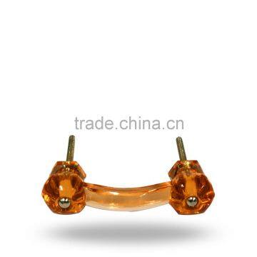 Amber Pot Design Glass Handle