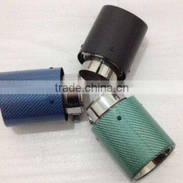 Exhaust carbon fiber tips/carbon fiber single exhaust end pipe