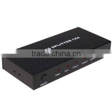 High quality HDMI Splitter 4 ports ,Support 3D