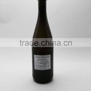 Wholesales 750ml antique green champagne bottles for Sparkling Wine