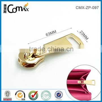 Metal letther customized zipper puller for bag and clothing