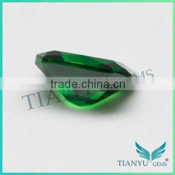 Free Sample Hot Sale Gemstone Wholesale Octagon Cut Cubic Zirconia,Synthetic Emerald Green CZ Stone photo-3