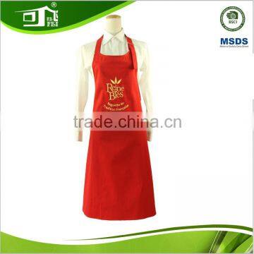 red promotion 100% cotton organic canva apron