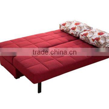 Factory Supply Modern Design Red Fabric Price of Sofa Cum Bed photo-2
