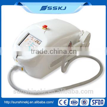 portable 10 bars salon use 808nm diode laser hair removal machine