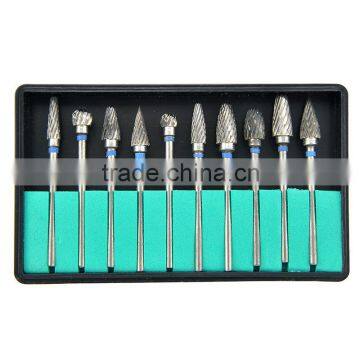 2016 Hot Sale Denshine Brand New Tungsten Steel Dental Burs Lab Burrs Tooth Drill 10 Pcs/ Pack photo-3