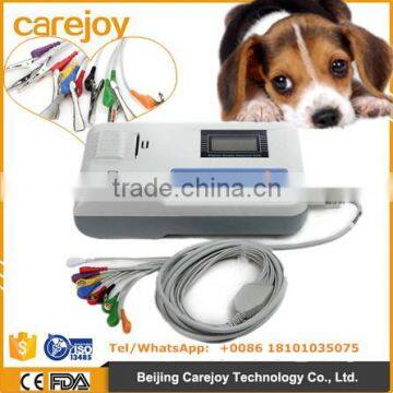 single Channel 12 lead pet veterinary Vet use EKG ECG Machine for clinic /hospital